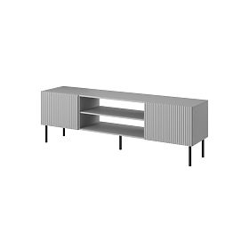 ASENSIO RTV-1 TV Stand 180 cm Light Grey, Legs: Black (1p=1pc)