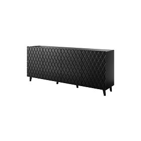 ASTI Dresser Black Matte/Black Matte, Halmar