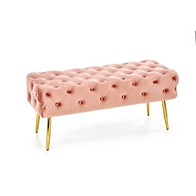 ATHENA bench pink / gold (1p=1pc), Halmar