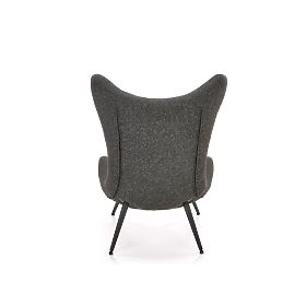 ATLANTIS Relaxation Chair Anthracite/Black, Halmar