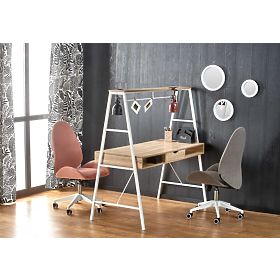 B48 Writing Desk Sonoma Oak / White, Halmar