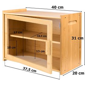 Bamboo Bread Box Pierre, Bread Container