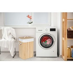 Bamboo Laundry Basket 1 Compartment Natural
