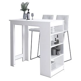 Bar Table for Bar Stool 115 cm White