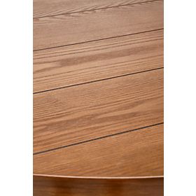 BARRY round table, top - walnut, legs - black (1p=1pc), Halmar