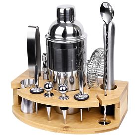 Bartender Set CHESTER Chrome 12 Pieces