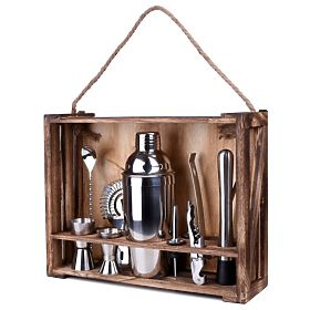 Bartender Set LOGAN 11 Pieces with Box