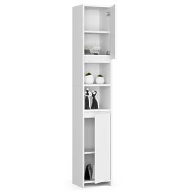 Bathroom Cabinet Uni - White - 2 Doors 2 Compartments