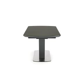 BILOTTI extendable table in matte anthracite / walnut (3p=1pc), Halmar