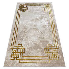 BLISS Z203AZ137 Rug Cream / Gold - Frame, Greek, Modern, Structural, F.H.Kabis