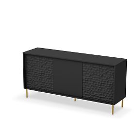 BULLET KM-1 Black Dresser, Legs: Gold (2P=1PC)