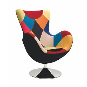 BUTTERFLY Patchwork Chair (1p=1pc), Halmar