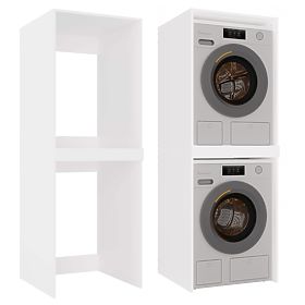 Cabinet for Washing Machine and Dryer POLA TWIN White