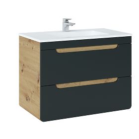 Cabinet Under Sink 80 cm 2 Drawers