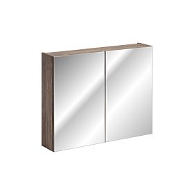 Cabinet with Mirror 80 cm 2 Doors