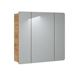 Cabinet with Mirror 80cm 3 Doors