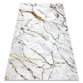 Carpet ALLURE 1963 Marble - Structural, Stylish, Glamour White / Gold