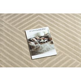 Carpet BALANCE 1503 taupe - Geometric, structural, glamour