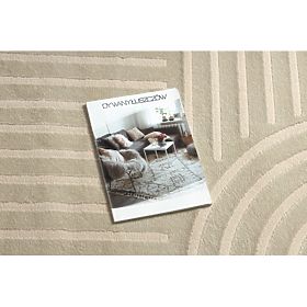 Carpet BALANCE 1918 taupe - Geometric, structural, glamour, F.H.Kabis