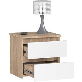 CHEST OF DRAWERS CL2 2SZ CLP PK OAK SONOMA / WHITE