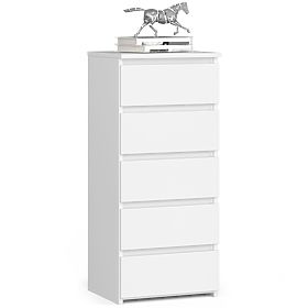 CHEST OF DRAWERS CL5 PK WHITE