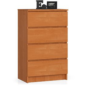CHEST OF DRAWERS K 60 cm 4 DRAWERS ALDER
