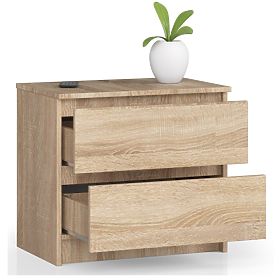 CHEST OF DRAWERS K60 2SZ CLP OAK SONOMA