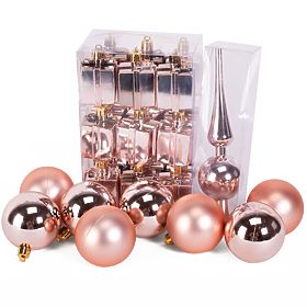 CHRISTMAS BALL MIX 311437 pink, Tutumi