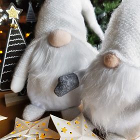 Christmas Gnome YX068 50cm White