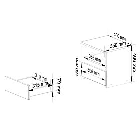CL1 PK Dresser Artisan Oak / Gray
