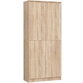 CLOSED SHELF R80 2D 8P CLP OAK SONOMA