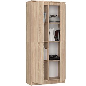 CLOSED SHELF R80 2D 8P CLP OAK SONOMA