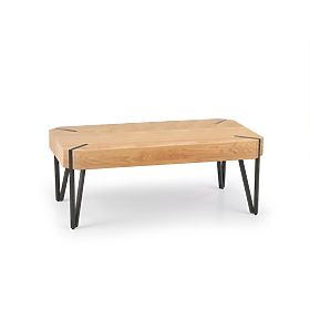 Coffee Table EMILY Golden Oak / Black (1p=1pc), Halmar
