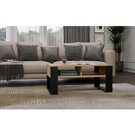 Coffee Table Modern 2P ARTISAN BLACK