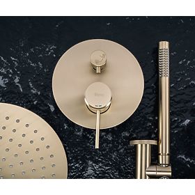 Concealed Shower Set Rea Lungo Grip Brushed Gold + BOX, Rea