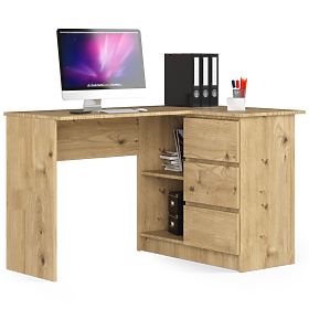 CORNER DESK B16 CLP RIGHT ARTISAN OAK