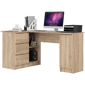 CORNER DESK B20 CLP LEFT-SIDED PK SONOMA