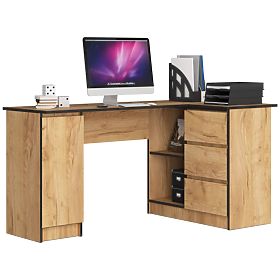 CORNER DESK B20 CLP RIGHT-SIDED PK CRAFT OAK