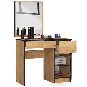 COSMETIC DRESSING TABLE WITH MIRROR P-2/SL 500x600 RIGHT PK OAK CRAFT