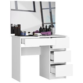 COSMETIC DRESSING TABLE WITH MIRROR T-6/SL 900x600 RIGHT PK WHITE