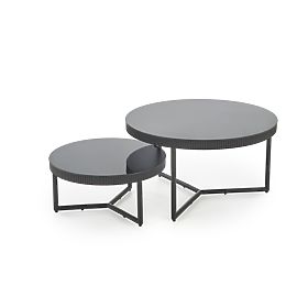 COSMO S Coffee Table, Black (1p=1pc), Halmar