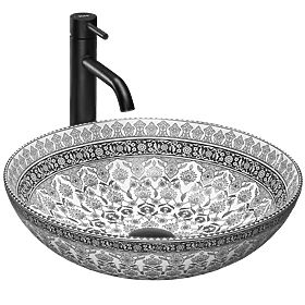 Countertop Basin Rea Arte Dark Gray, Rea