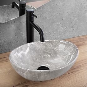 Countertop Washbasin Rea Sofia Mini Grigio, Rea