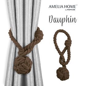 Curtains - Accessories DAUPHIN color brown ameliahome