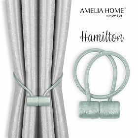 Curtains - Accessories HAMILTON color light blue ameliahome