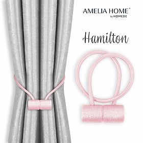Curtains - Accessories HAMILTON Powder Pink ameliahome