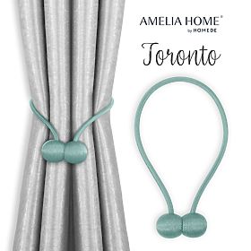 Curtains - Accessories TORONTO color turquoise ameliahome