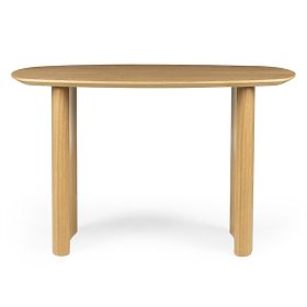 Desk/Console Oriento 120 cm, Natural Oak Veneer