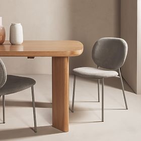 Dining Chair Alexa, Light Brown/Beige Legs, lectus