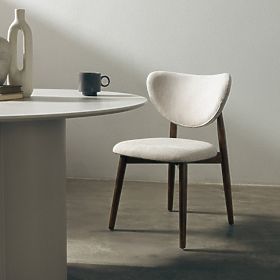 Dining Chair Domenico Beige/Walnut